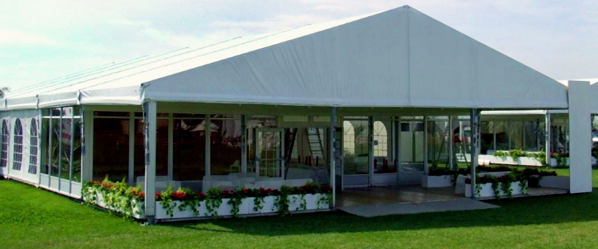 tendone in pvc modulabile Triberti noleggio