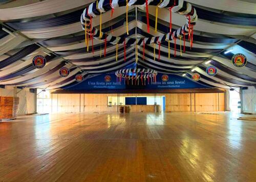 allestimento tendone Oktoberfest